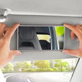 Espejo para visera de coche, espejo cosmético de sombreado solar de acero inoxidable para esposa y novia, espejo de maquillaje para respaldo de asiento en tocador de coche