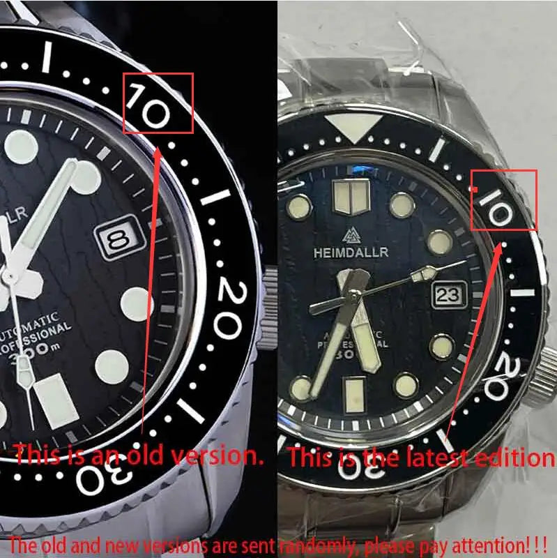 Reloj de Buceo Automático HEIMDALLR MM300, Cristal Zafiro, 300M, Acero Inoxidable