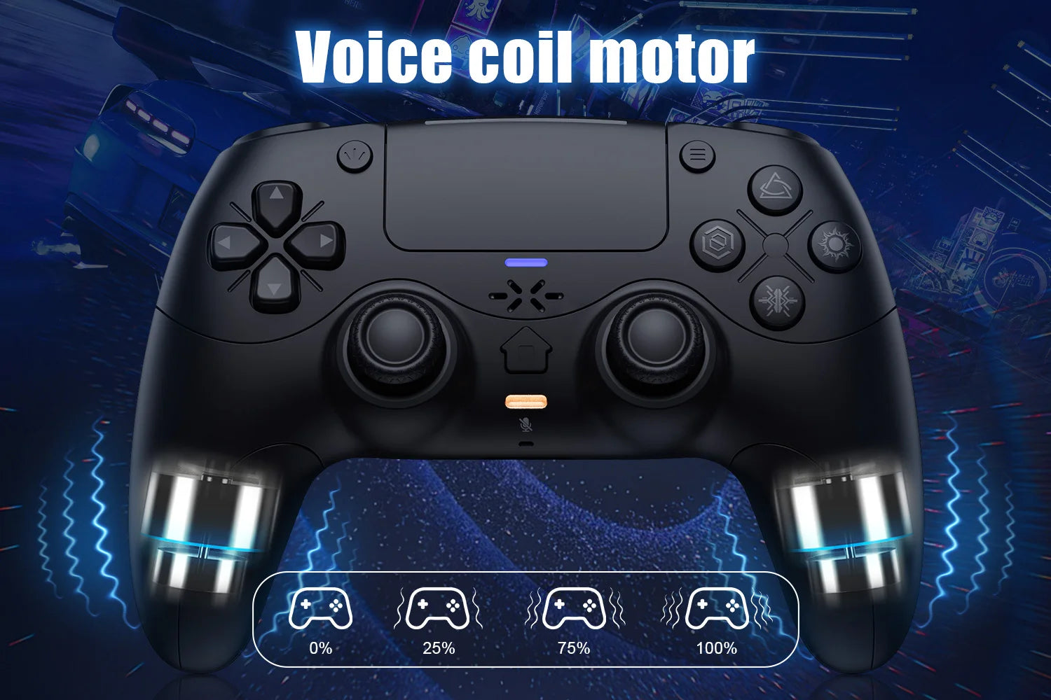 Mando inalámbrico para Playstation 5 con Turbo Dual Sense, vibración adaptativa, gatillos, micrófono externo, controlador de juegos para consola PS5