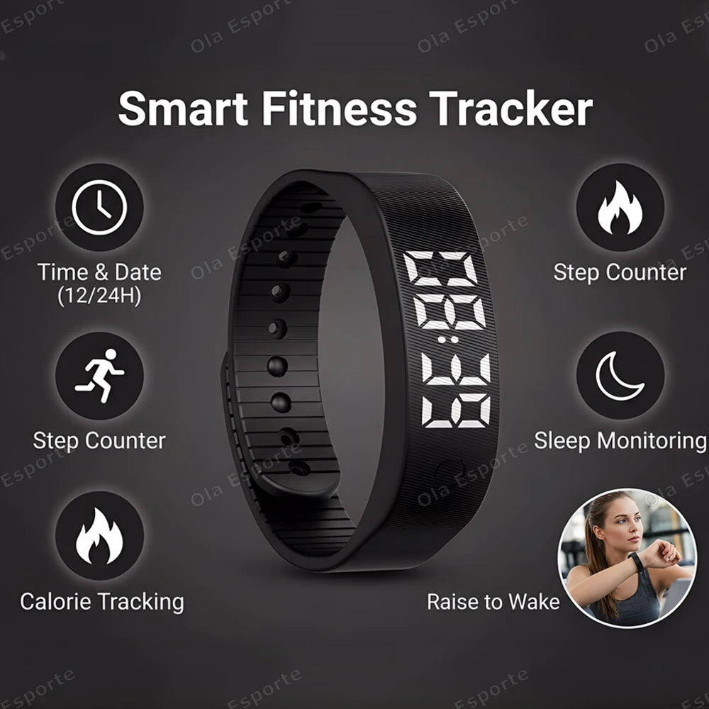 Pulsera Inteligente HW12 Despertador Vibratorio