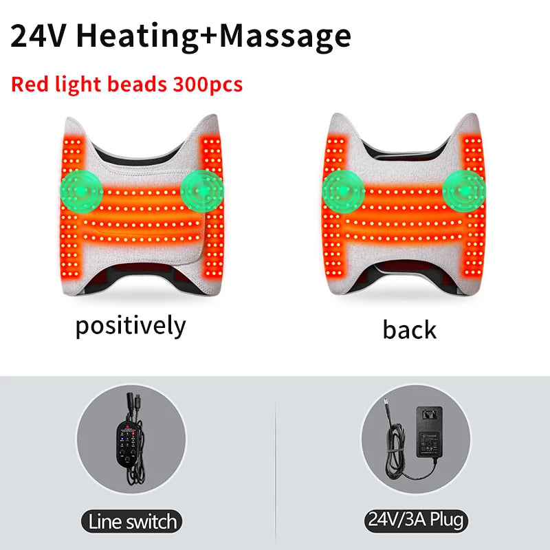 Envoltura Térmica Eléctrica para Cadera - Almohadilla Térmica Abdominal - Masajeador de Cadera - 3 Niveles de Calor y Temporizador - Cuidado Corporal para Personas Mayores - Alivio del Malestar