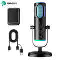 Micrófono USB Gaming PUPGSIS RGB con Brazo