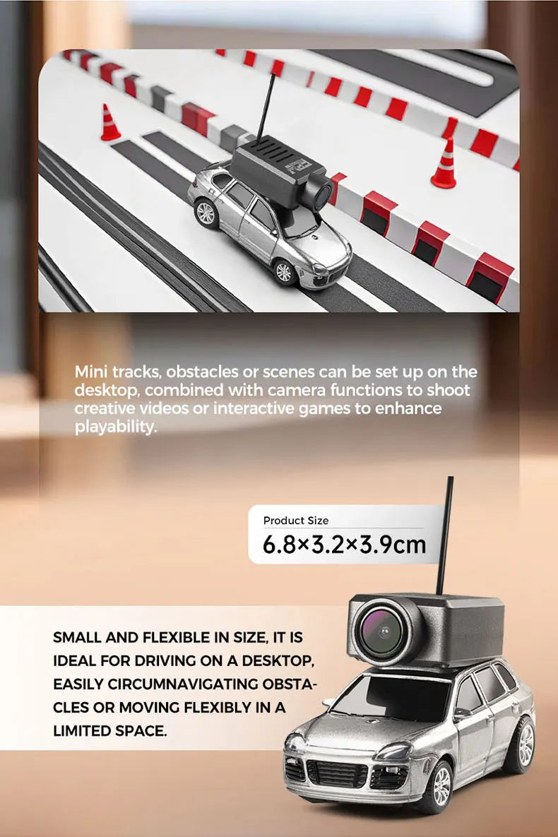 WLtoys 6401 1:64 Mini coche RC 2,4G Control remoto con cámara FPV 720P y aplicación WiFi, nuevo juguete de carreras de control remoto para regalo para niños y niñas