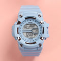Relojes de moda para niños, reloj de pulsera electrónico multifuncional para niños y niñas, calendario con alarma luminosa resistente al agua para estudiantes