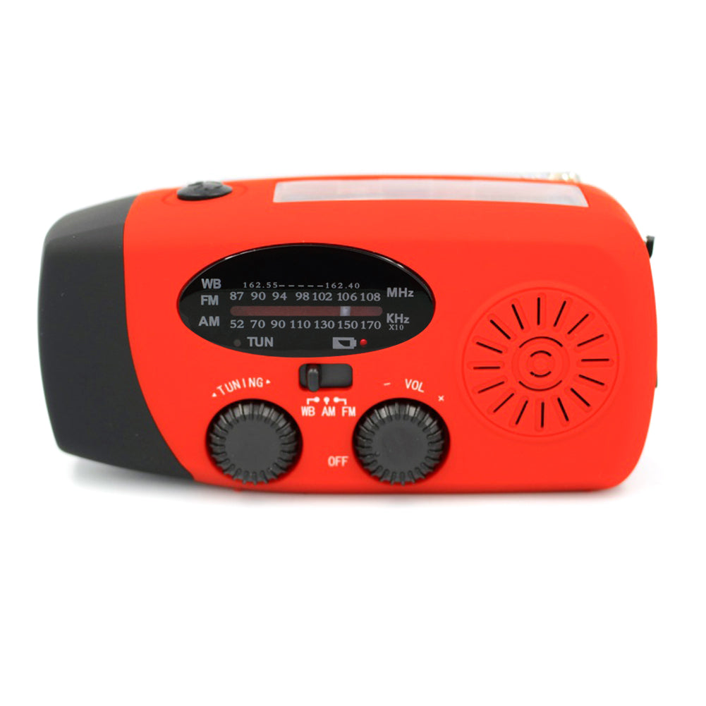 Linterna de Camping Solar con Radio AM/FM y Dinamo