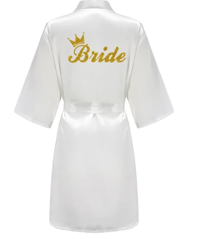 Bata de Satén para Mujer – Ropa de Dormir Talle Grande