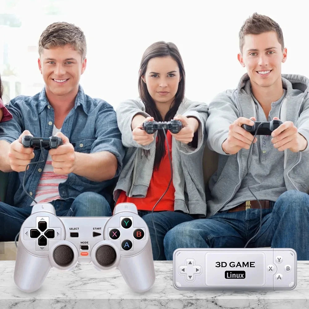 Consola de juegos Retro BOYHOM Y6, 4K, 60fps, salida HDMI, baja latencia, GD10, TV Game Stick, consola de juegos portátil para el hogar con doble mango para GBA