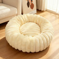 Cama Donut para Gatos y Perros Pequeños con Felpa Suave