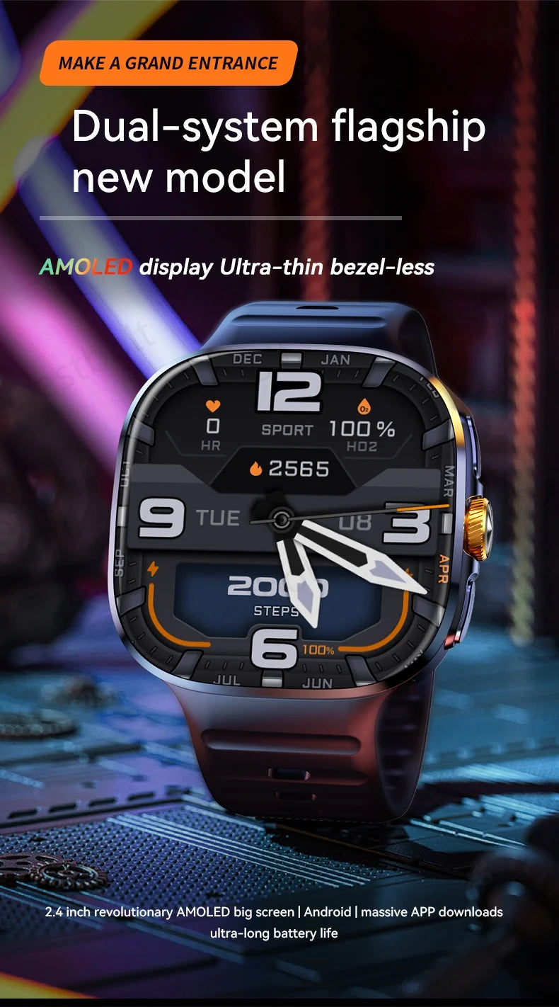 Reloj Inteligente M99 4G/5G AMOLED Cámara