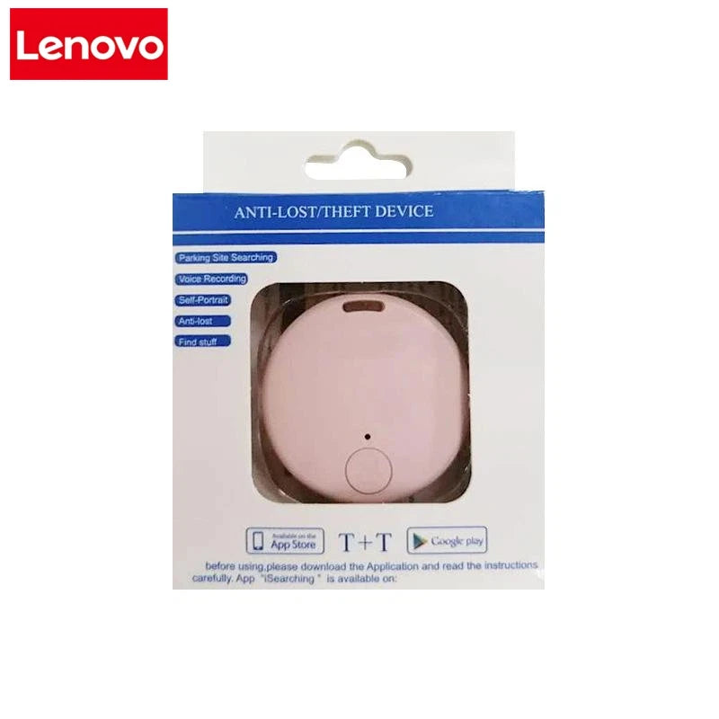 Localizador GPS Bluetooth 5.0 Lenovo Mini para Perros, Dispositivo Antipérdida para Mascotas, Niños, Bolsos, Carteras, Rastreador Inteligente