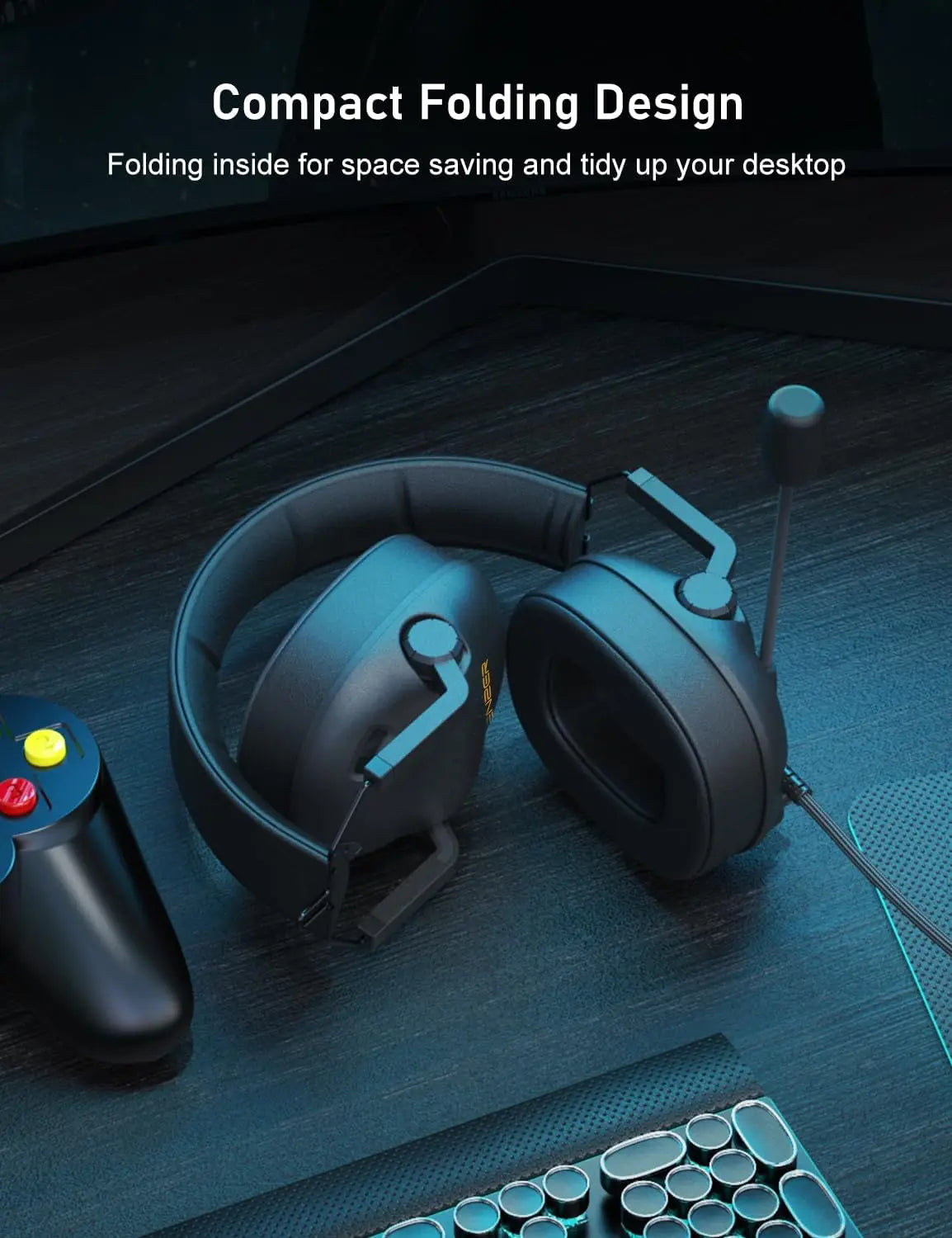 Auriculares Gaming SENZER SG500 con Micrófono y Sonido Envolvente
