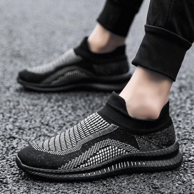 Zapatos transpirables para caminar para hombre, mocasines ligeros para exteriores, zapatos informales suaves y flexibles para hombre, calzado de moda, zapatillas de deporte 39-48