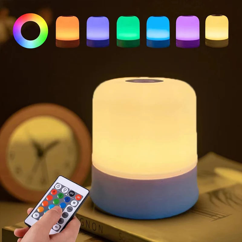 Lámpara Nocturna Portátil para Bebés, 16 Colores