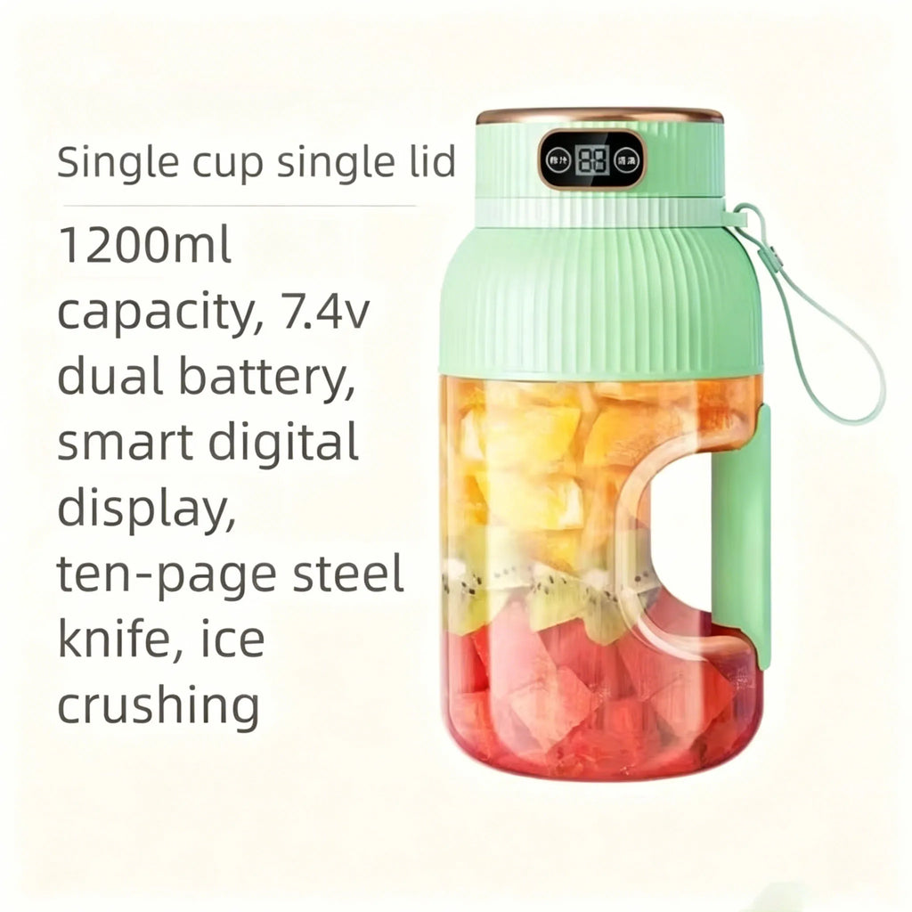 Licuadora Portátil para Smoothies y Jugos con Opción 2 Vasos