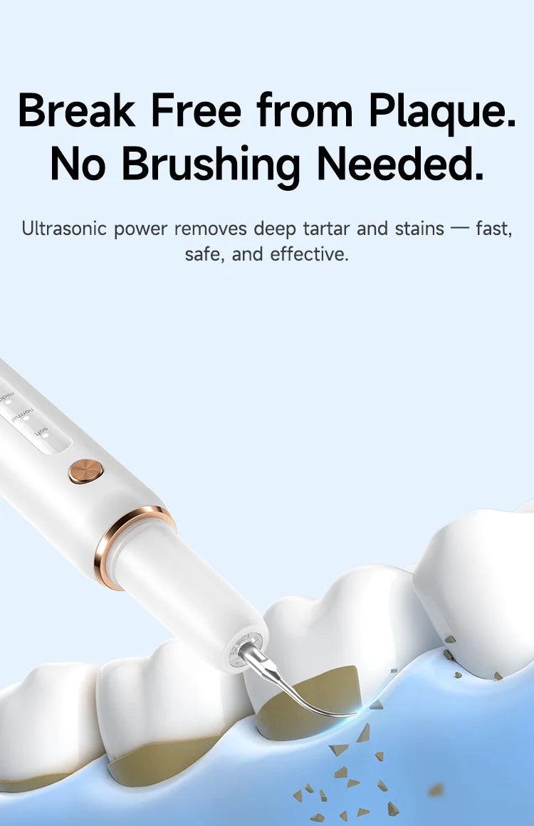 Escalador Dental ultrasónico para dientes, eliminador de cálculo Dental para manchas de sarro, limpiador de placa Dental sónico eléctrico, eliminación de piedra Dental