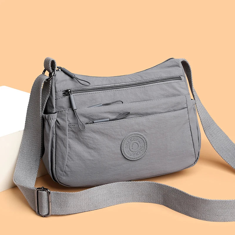 Bolso Bandolera Multibolsillo Unisex para Viajes y Uso Diario