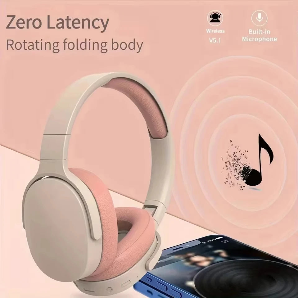 Auriculares Bluetooth 5.3 Over-Ear Deportivos TF/AUX