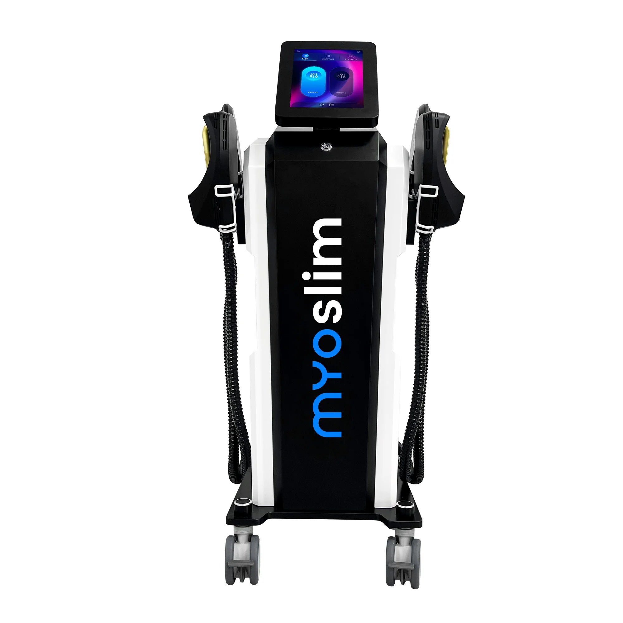 Myoslim 15 Tes 6500W NEO Slimming Nova, Quemador de Grasa, Estimulación Muscular EMS, Estimulación Electromagnética Corporal, Pantalla Plegable Profesional