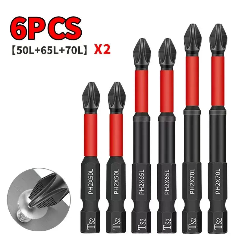 Set de Brocas PH2 de Impacto Magnéticas 5-60 Piezas