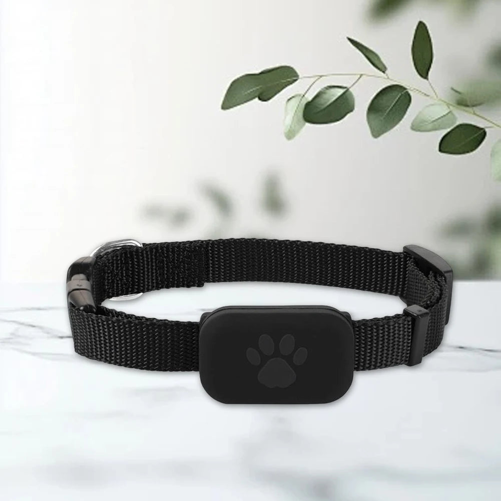Rastreador GPS Bluetooth para mascotas, collar ajustable, localizador para perros y gatos, resistente al agua, antipérdida, dispositivo de seguimiento en tiempo real para iOS/Android