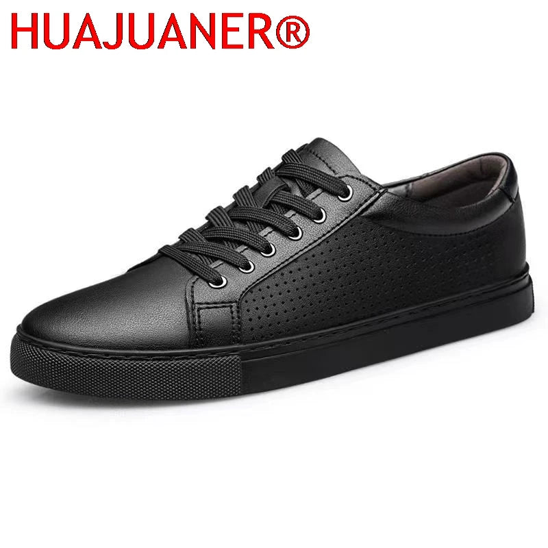 Zapatos Casuales de Cuero Genuino para Hombre | Planos Artesanales