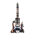 Serie de exploración espacial JAKI, modelo de ensamblaje de bloques de construcción de módulo de núcleo de súper cohete avanzado Dawn, juguete de regalo de cumpleaños para niño