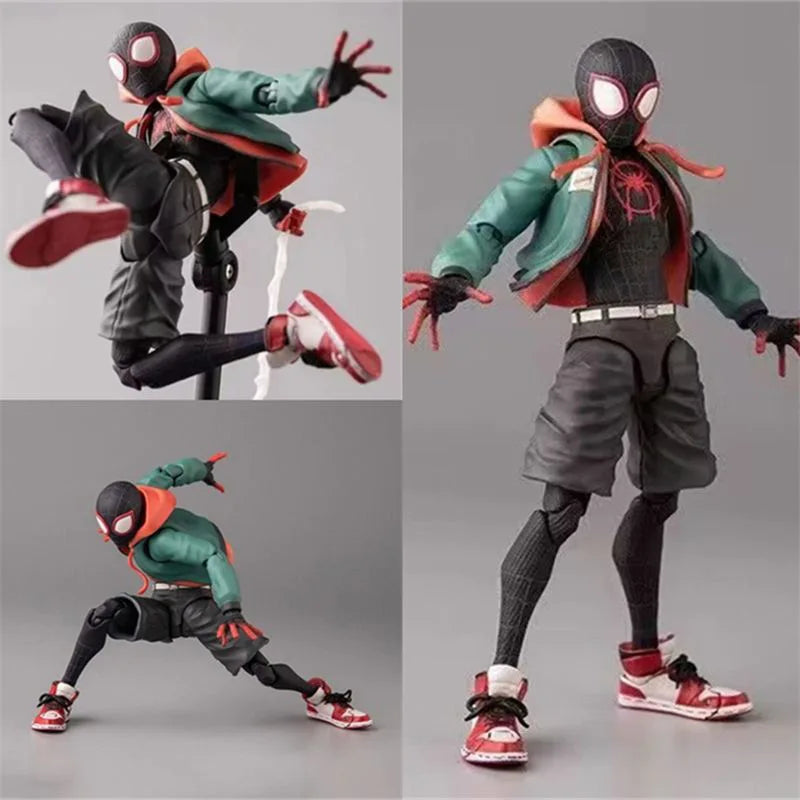 Marvel SHF Spider-Man: Parallel Universe 2: Traverse of The Universe Miles - Set de Caja Móvil, Regalo Hecho a Mano