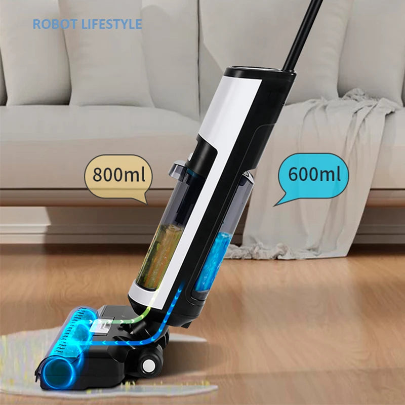 Aspiradora Inalámbrica en Seco y Húmedo RL8Pro, 14000Pa, Multisuperficie