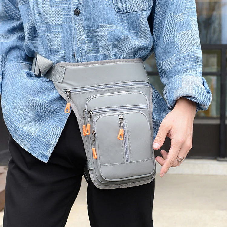 Bolso Bandolera para Pierna, Apto para Hombres y Mujeres, Bolso Táctico para Motociclistas, Bolso de Cintura