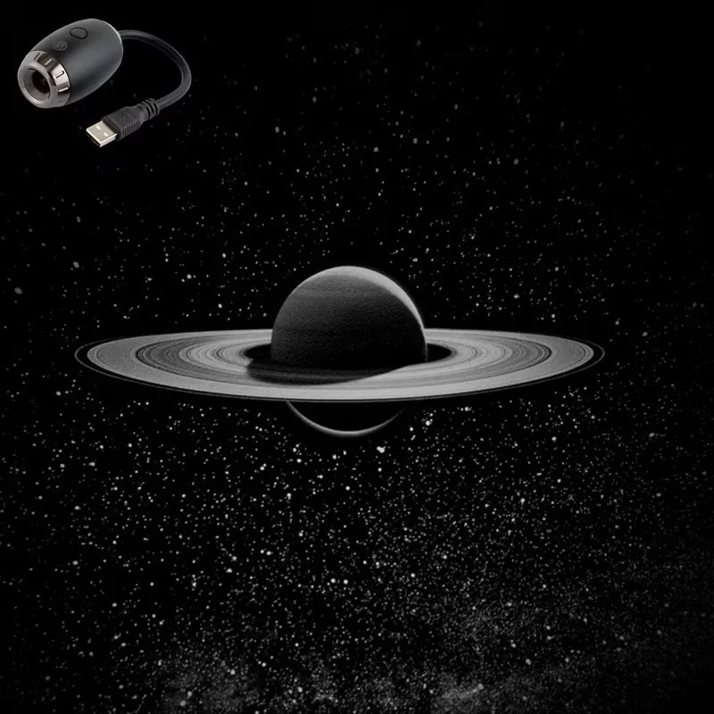 Proyector LED Galaxia Saturno USB Decoración Interior