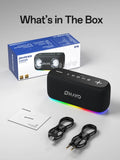 OHAYO Altavoces Bluetooth, Altavoz Impermeable con Sonido Potente de 60 W, Altavoces inalámbricos portátiles con graves Extral, para Fiesta en la Playa