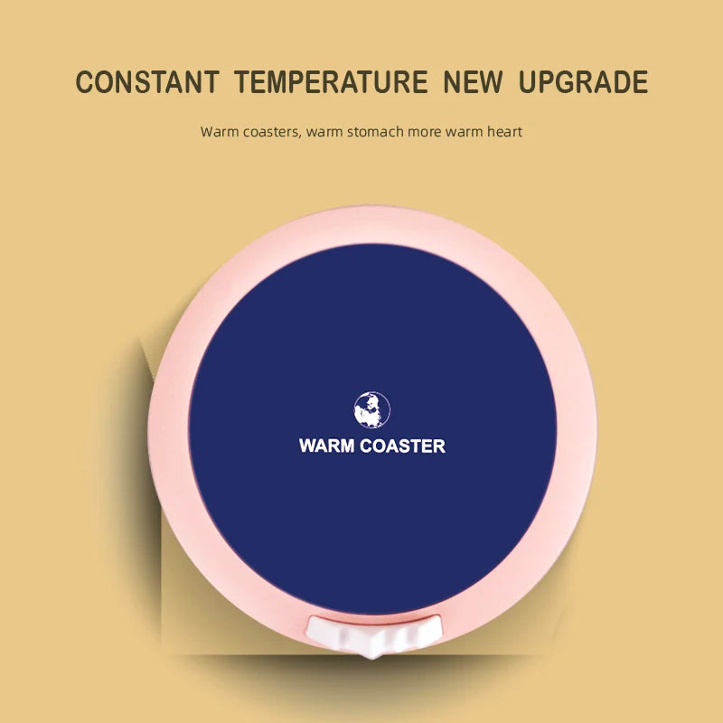 Taza de café inteligente, calentador de tazas con calefacción USB portátil, calentadores de tazas de café de 3 engranajes, Control de temperatura de calentamiento rápido de 10W, apagado automático de 8H