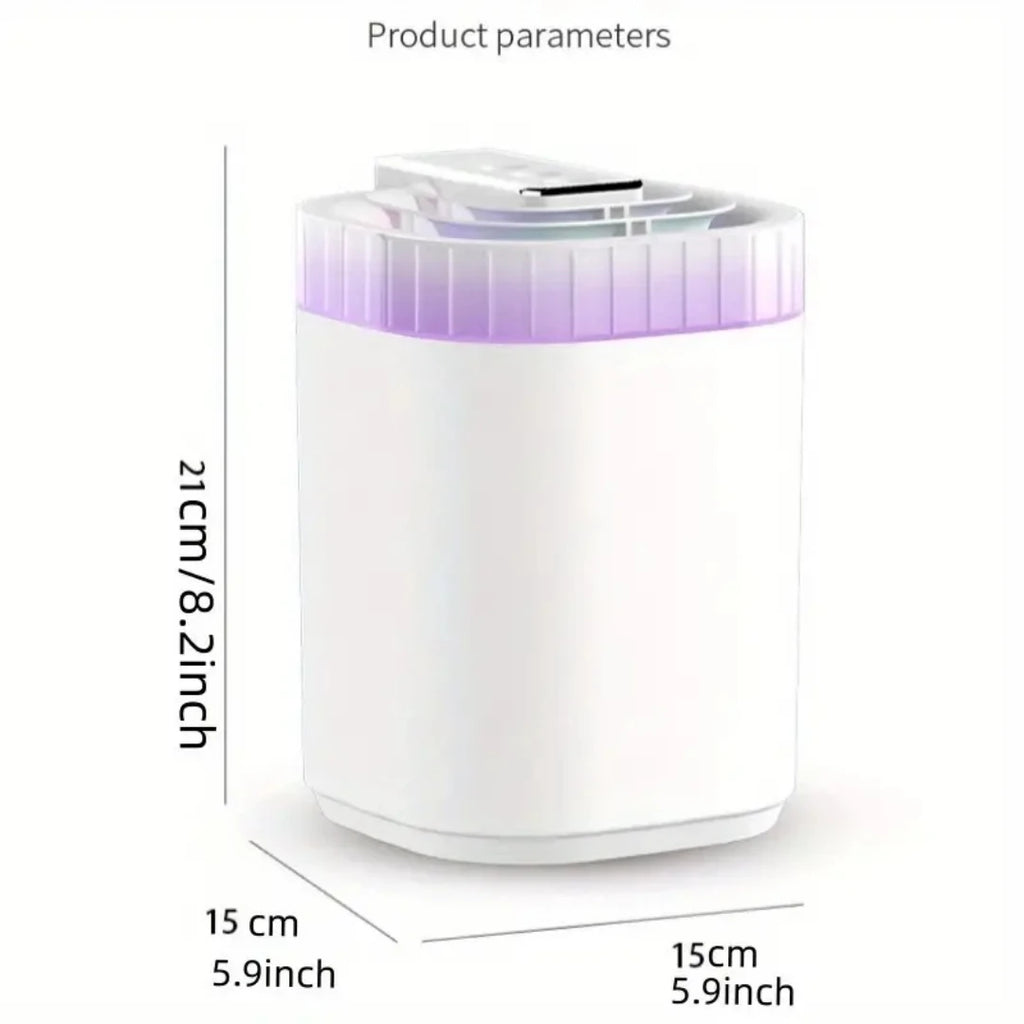 Humidificador Ultrasónico 3L con Luz Nocturna USB