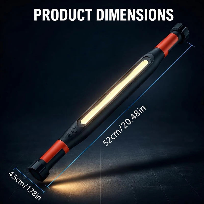 Luz de Trabajo LED Recargable Magnética para Garaje