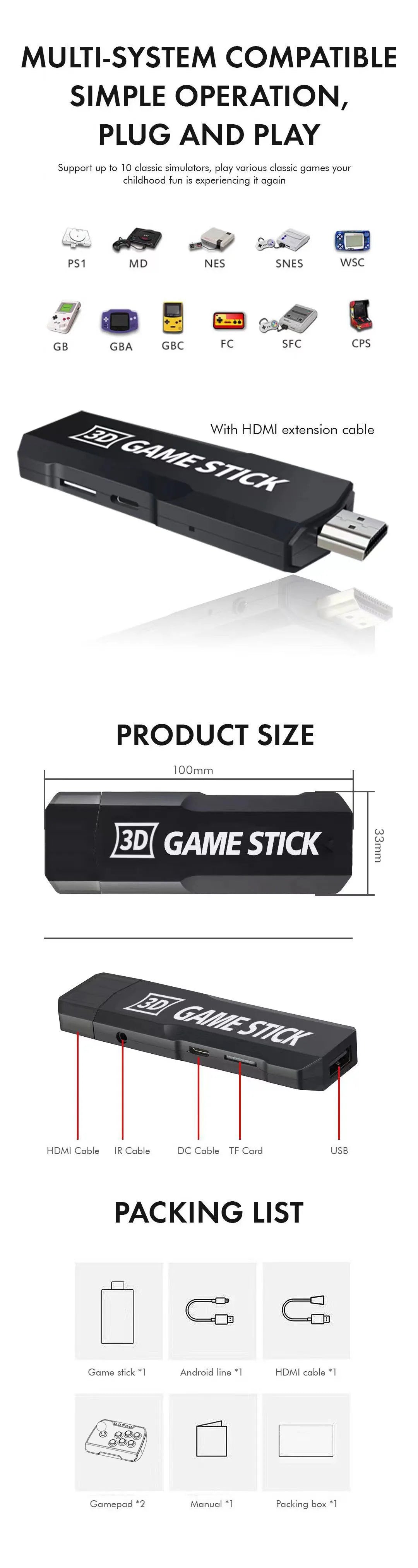 Consola de juegos X2 Ultra Home TV, más de 6000 juegos clásicos nostálgicos, controlador Dual inalámbrico de 2,4G, salida de alta definición 4K HDMI