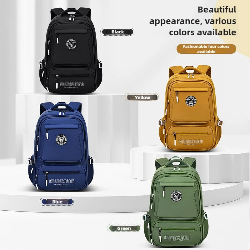 Mochila de escuela secundaria primaria, mochilas escolares para adolescentes, mochila para estudiantes de secundaria, mochila de viaje deportiva de gran capacidad para hombre