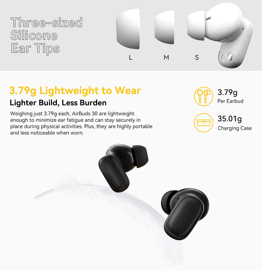 Blackview AirBuds 30 Auriculares TWS Bluetooth 5.3 ANC