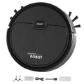 Robot Aspirador 3 en 1, Ultrafino, Recargable, Bajo Ruido para Suelo de Madera y Baldosas