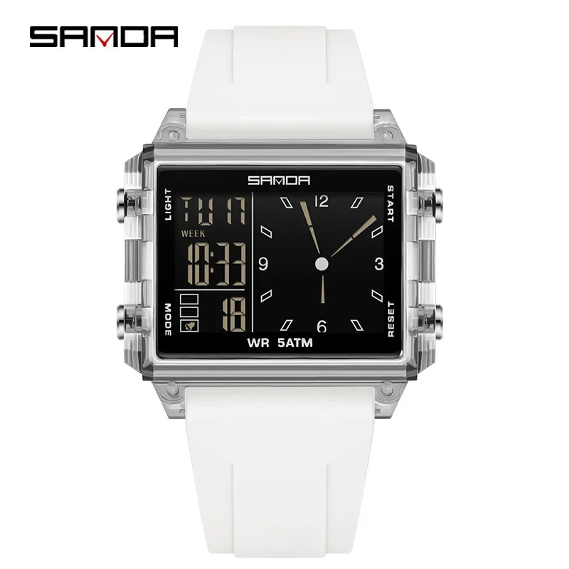 Reloj Digital SANDA Deportivo para Hombre Multifunción Luminoso
