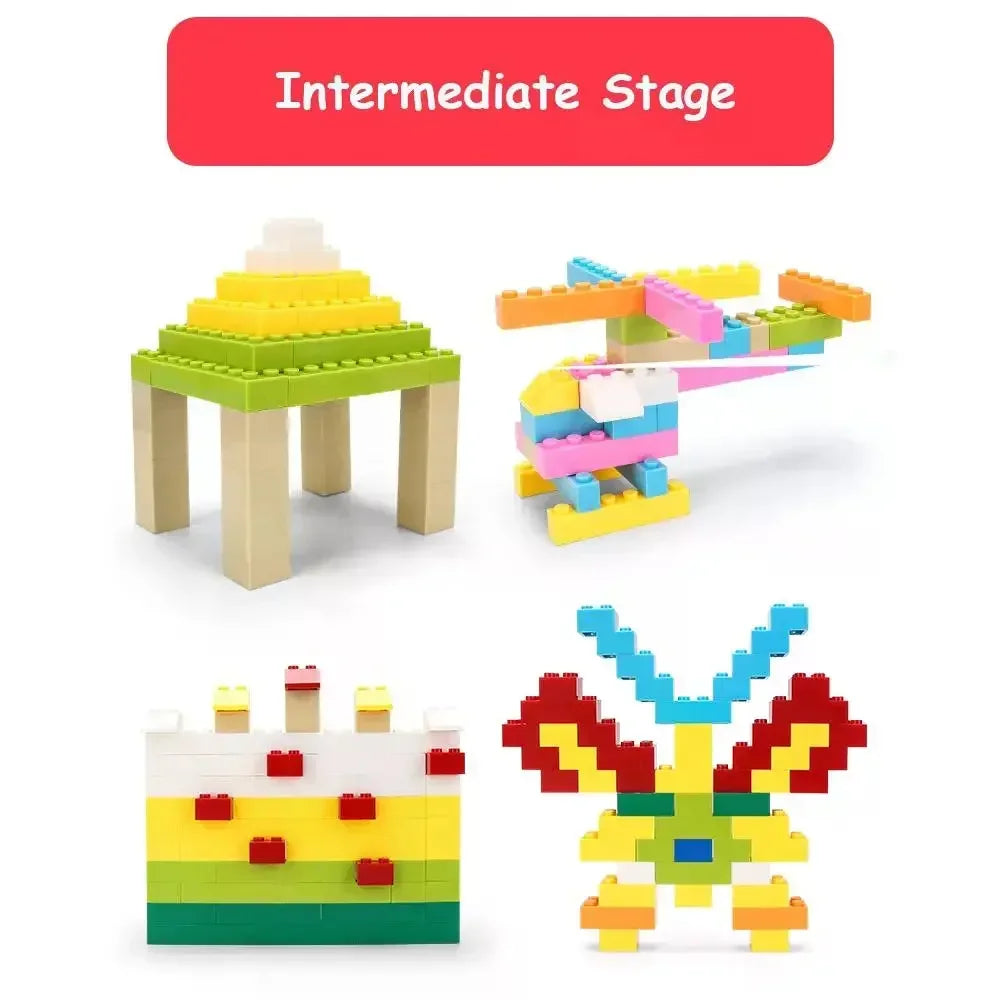 Creativo 125g/250g DIY bloques de construcción coloridos conjunto a granel montaje clásico educativo pequeños ladrillos de pellets juguetes para niños regalos