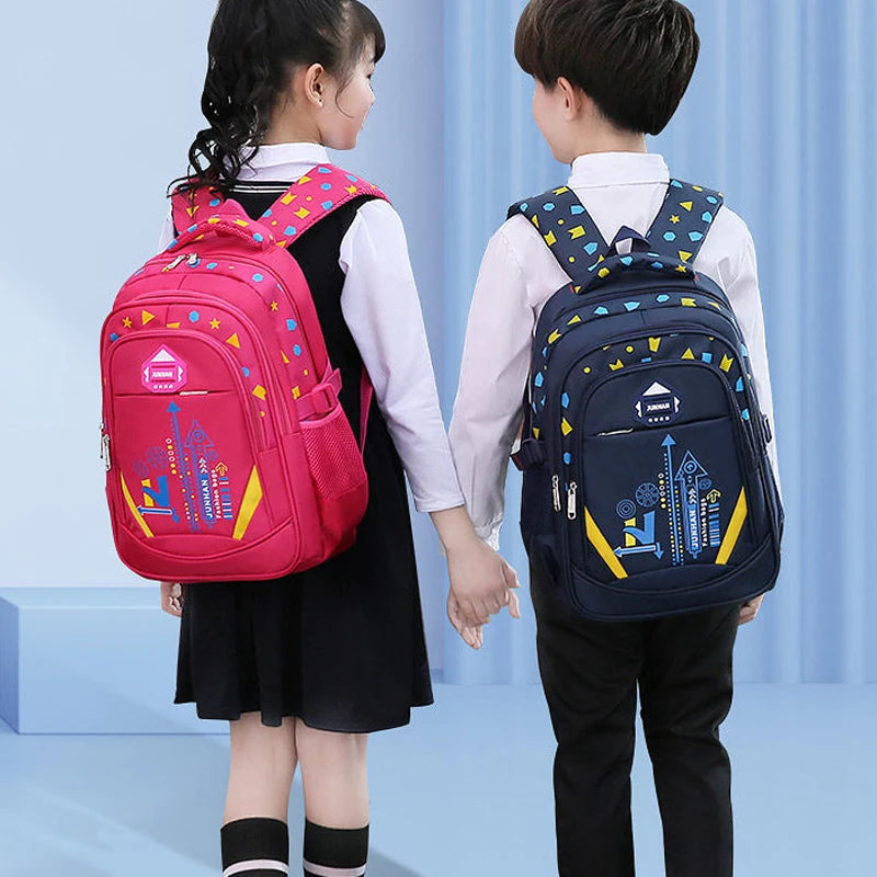 Bolso de hombro para chico, Mochila con patrón geométrico para adolescentes y niños, Mochila escolar de moda, Mochila para niño y niña, Mochila impermeable para libros ﻿