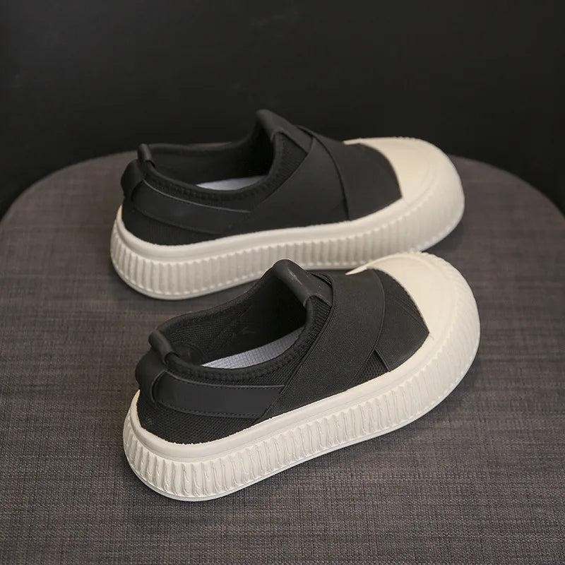 Zapatillas de Mujer Transpirables con Plataforma y Suela Gruesa