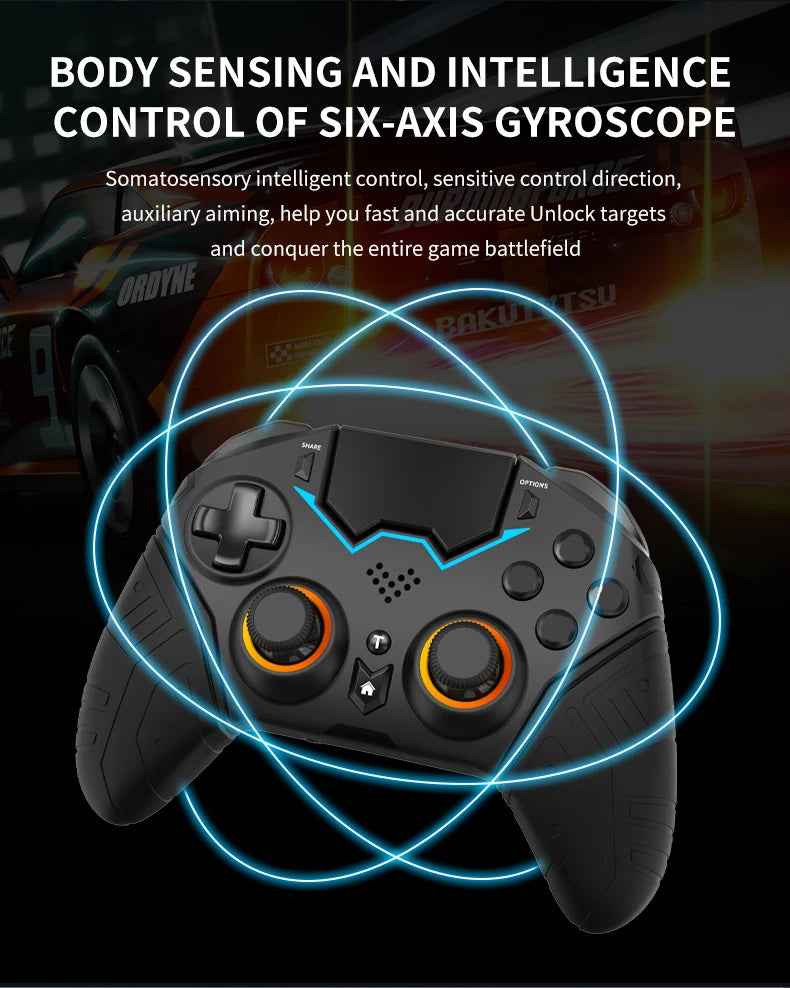 Controlador inalámbrico para PS4, PS3, PS, Playstation 4, 3, teléfono móvil, PC, Android, TV, Control, Bluetooth, Gamepad, Joystick para juegos