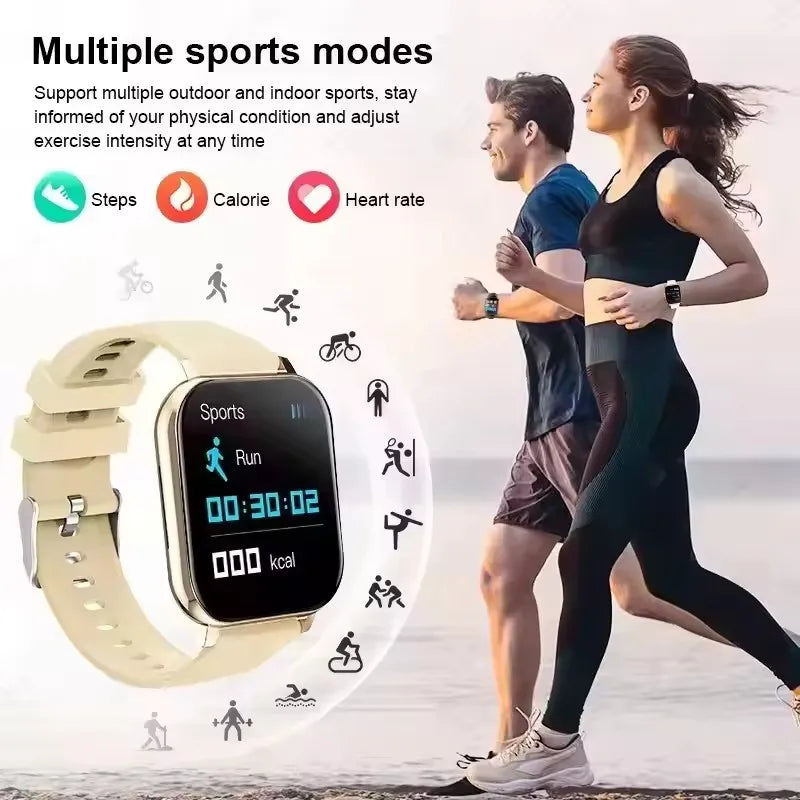 2025 nuevo reloj inteligente para hombres y mujeres regalo pantalla completamente táctil deportes Fitness reloj Bluetooth llamada reloj inteligente Digital