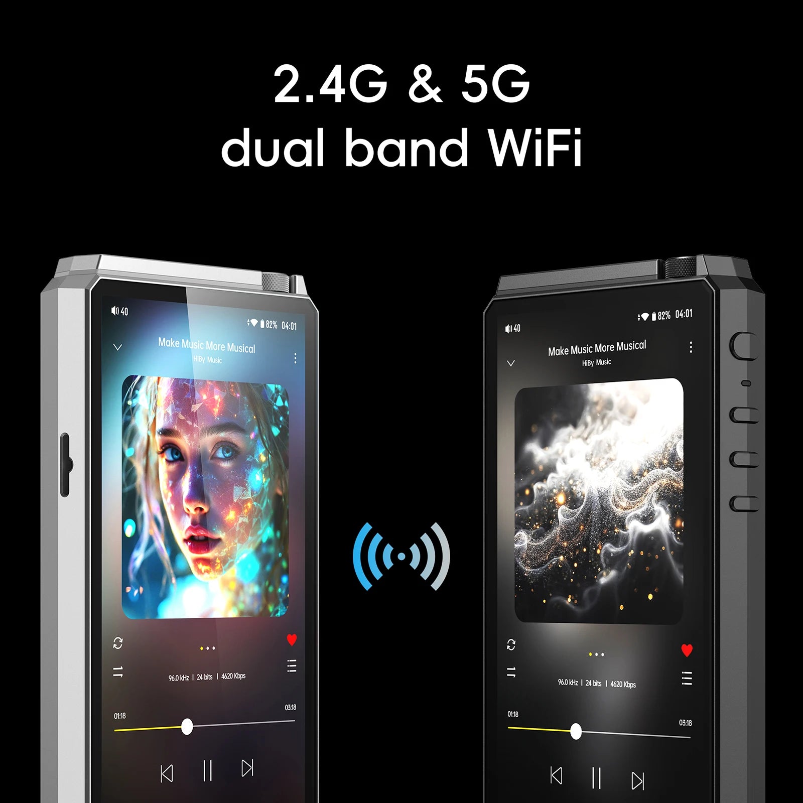 HiBy R6III 2025 / R6 Gen 3 Reproductor de Música Android 12 MP3 USB DAC HIFI WiFi Bluetooth 5.0 CS43198 *4 MQA16x DSD512 PCM768 4500mAh