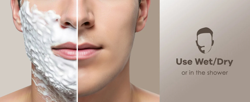 Afeitadora eléctrica para hombre, potente Máquina para cortar cabello de un solo cabezal, afeitadora de cabeza seca y húmeda para recortadora de barba calva recargable