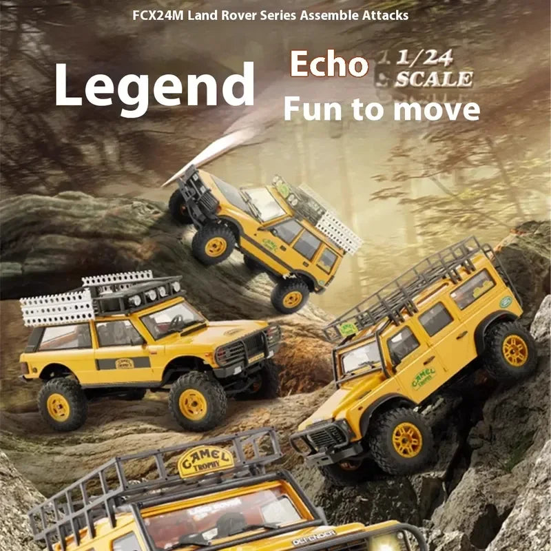 Auto de Control Remoto FMS Land Rover 1/24 Todo Terreno RC