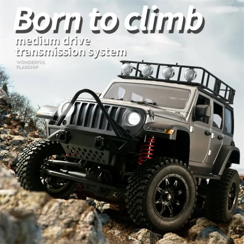 Buggy RC Crawler 4x4, Escala Completa con Luces LED