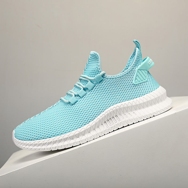 Zapatillas de correr transpirables para hombre, zapatos informales con plataforma a la moda para hombre, zapatos vulcanizados ligeros para mujer, zapatillas antideslizantes flexibles