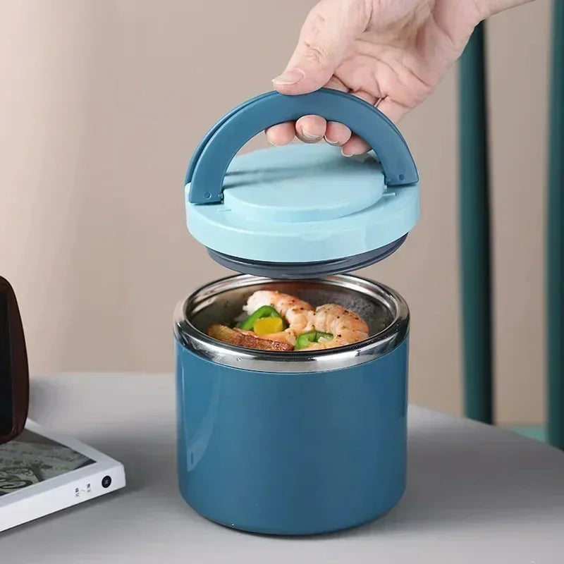 Lonchera térmica aislada con tapa y gran capacidad